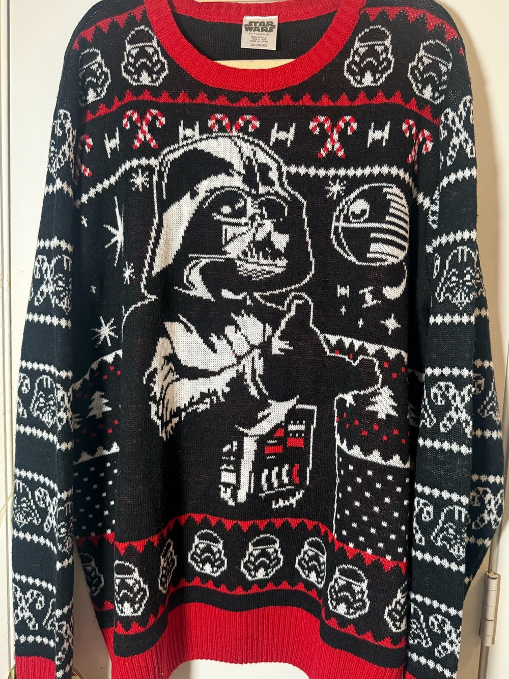 Star Wars Darth Vader Christmas Sweater. Sz. 2XL (50-52)